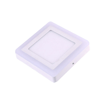CE 天井二重色表面実装正方形 LED パネル ライト