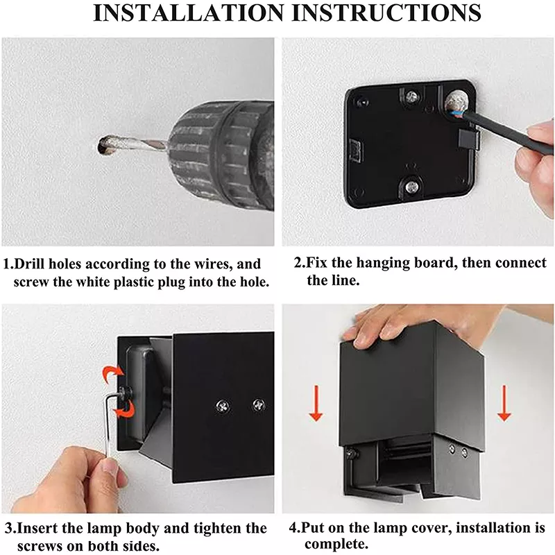 ウォールランプの設置